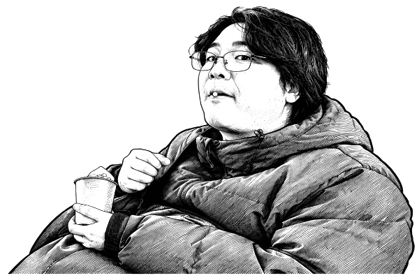 Lambda Script の作り手のペン画